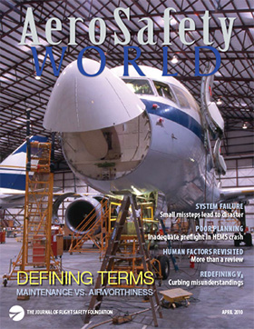 AeroSafety World April 2010 Cover